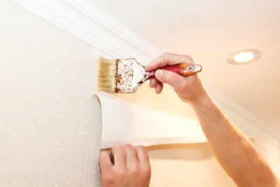 Pose de papier peint à Vendrennes — revêtements muraux et toiles de verre